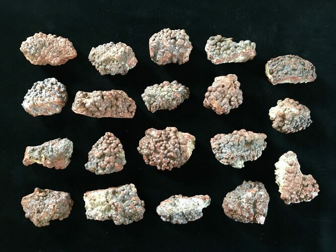 Clearance Lot: Botryoidal Red Jasper Nodules - Pieces #215250